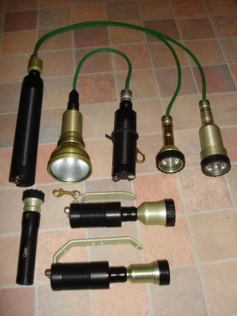 Greenforce dive light selection