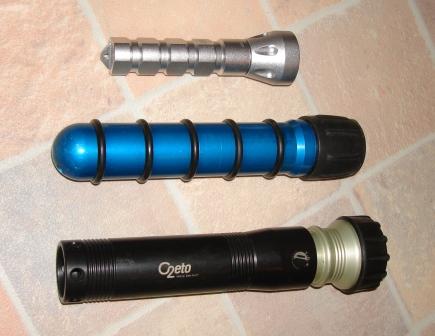 Back-up dive lights all LED variety