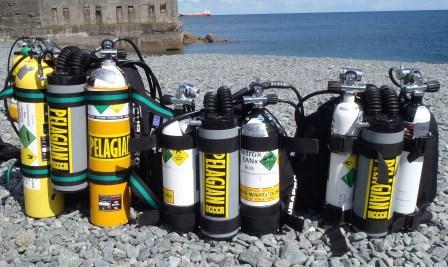 Pelagian CCR with 7litre & 5litre & 3litre tanks